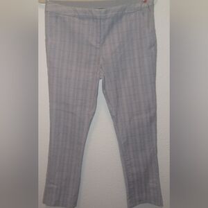 Amanda & Chelsea Gray Cropped Dress Pants